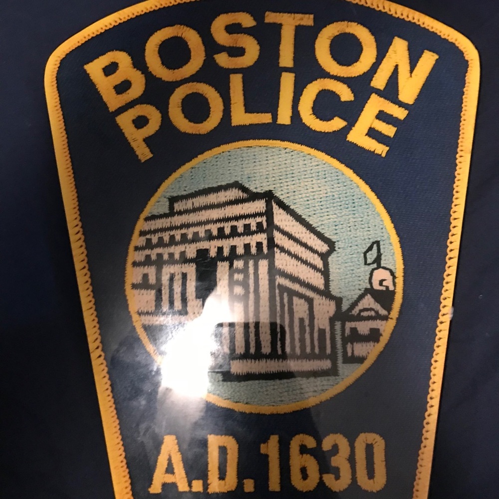 Boston police plaque